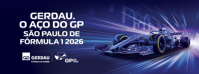 Gerdau. O aço do GP São Paulo de Fórmula 1 2026